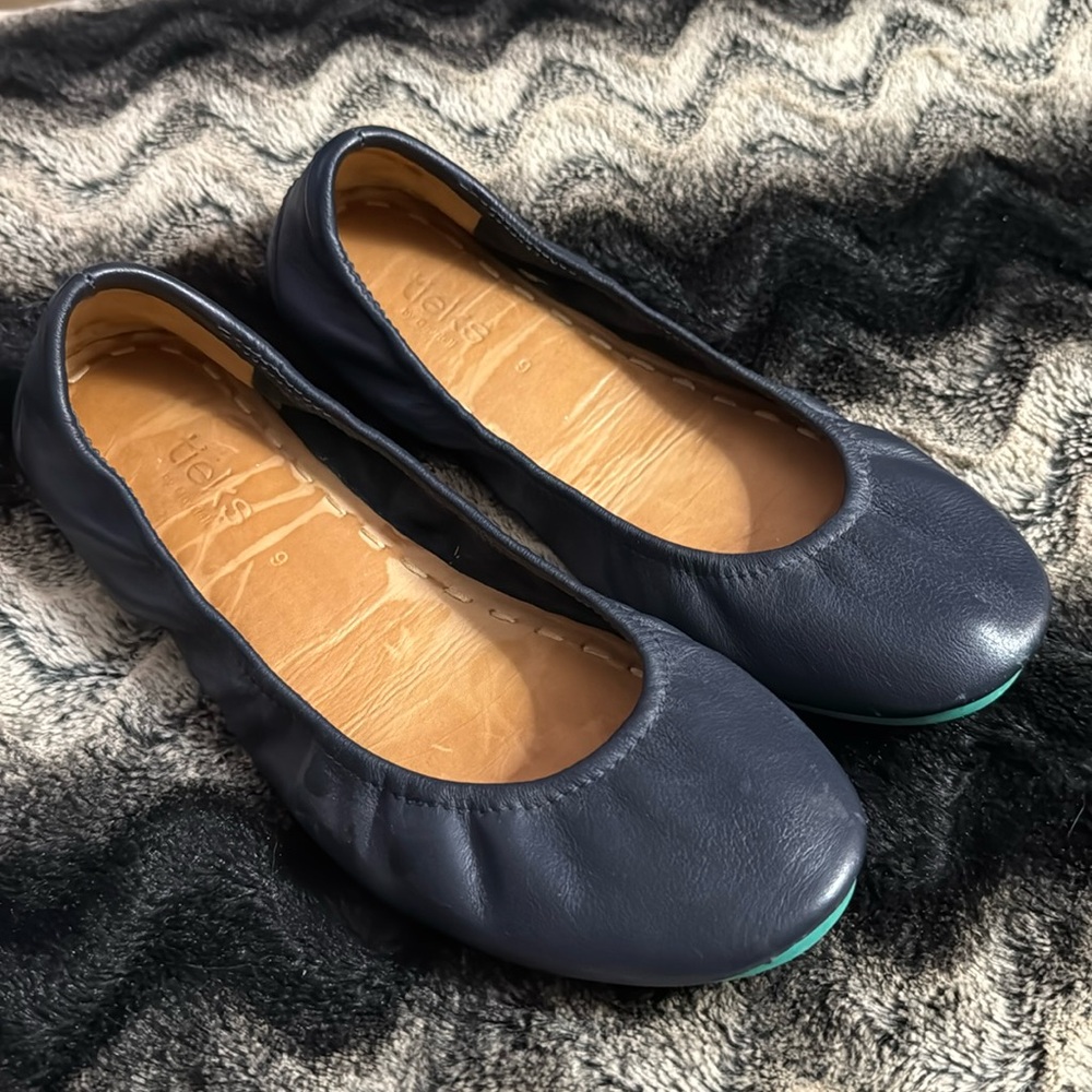 TIEKS Ballet Flats — 9 — California Navy
